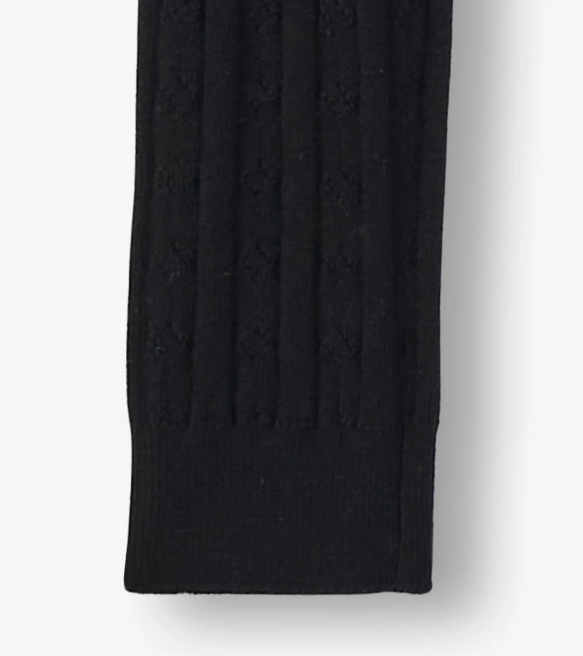 Sale Girls Black Cable Knit Leggings Bottoms