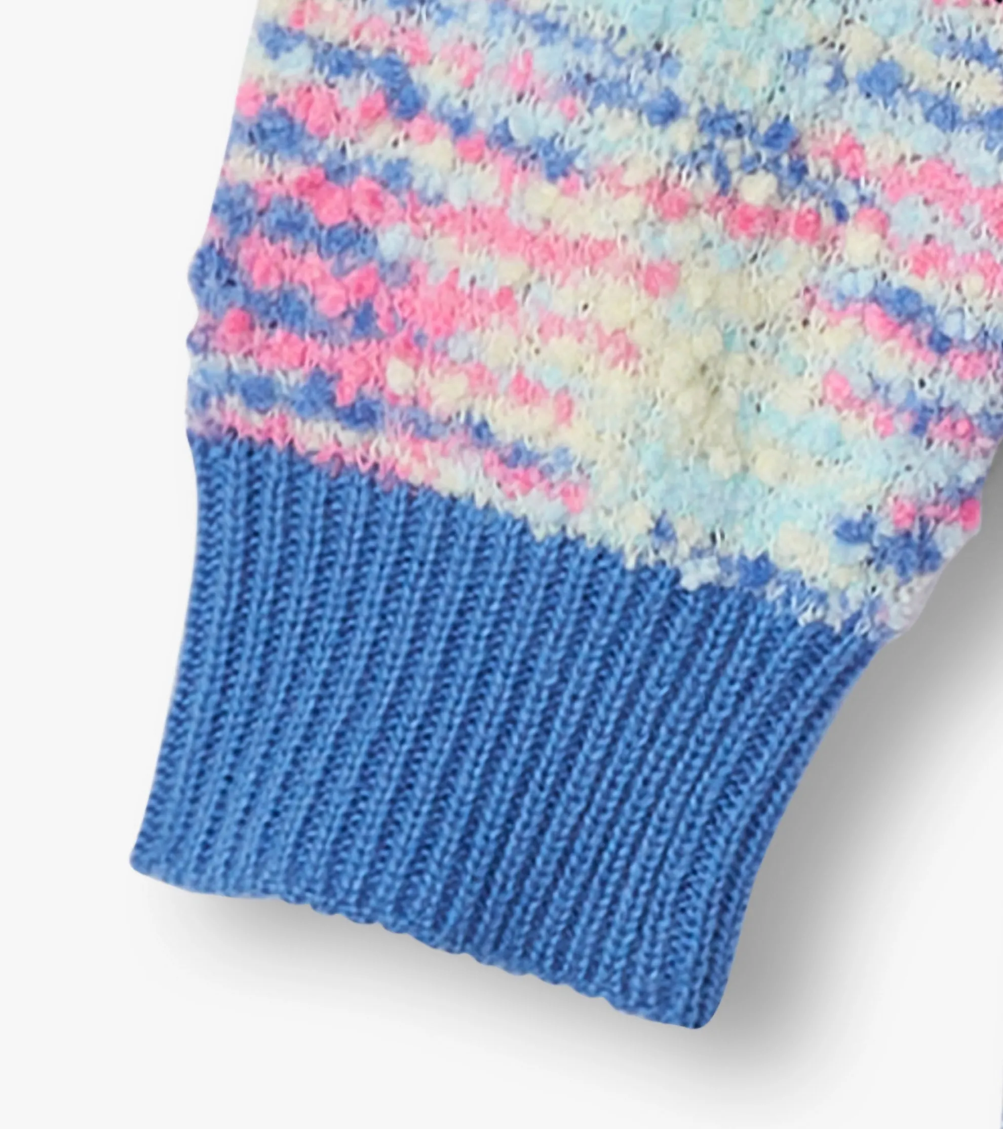 Online Girls Blue Boucle Sweater Dress Dresses