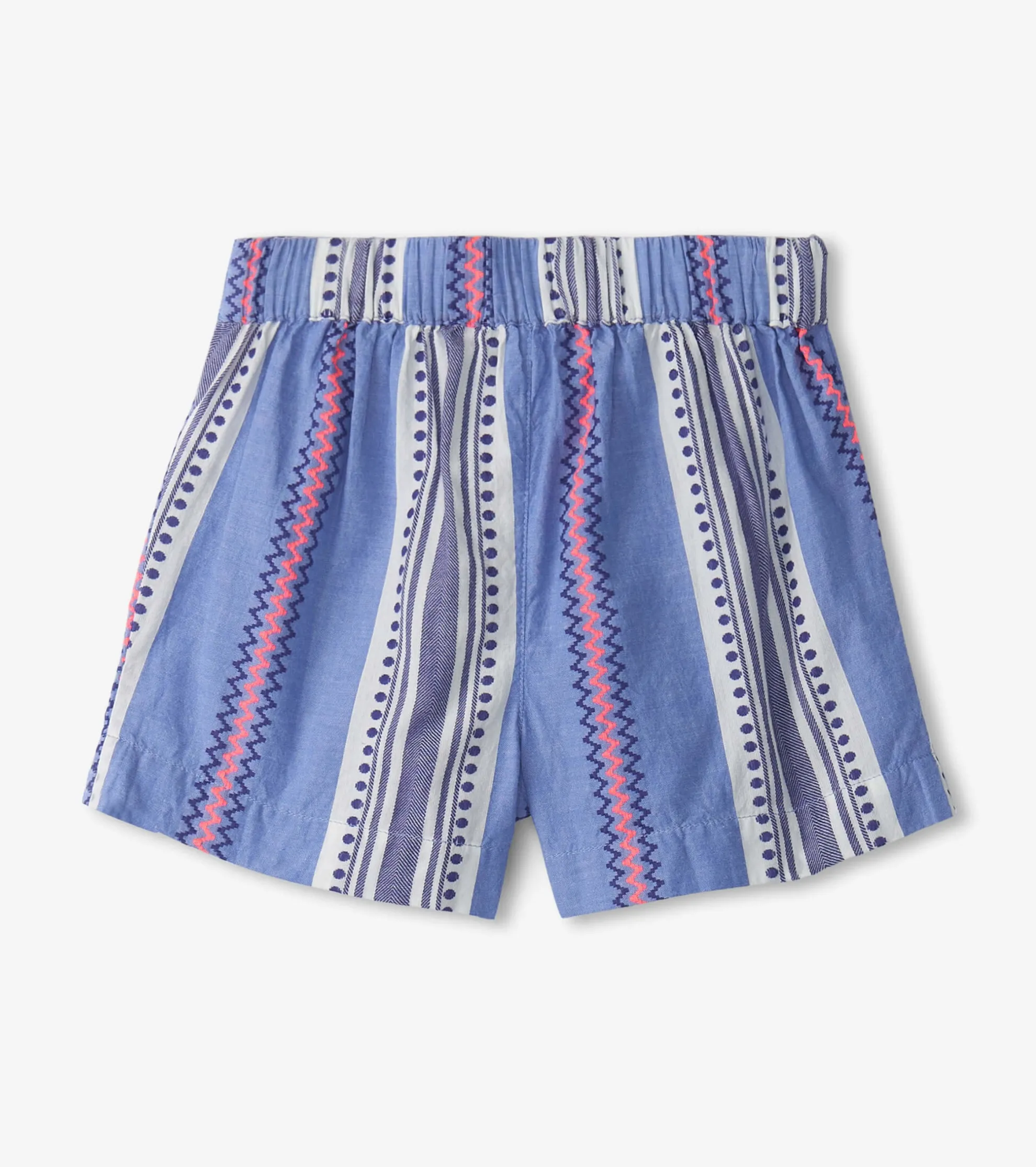 Sale Girls Boho Stripe Paper Bag Shorts Bottoms