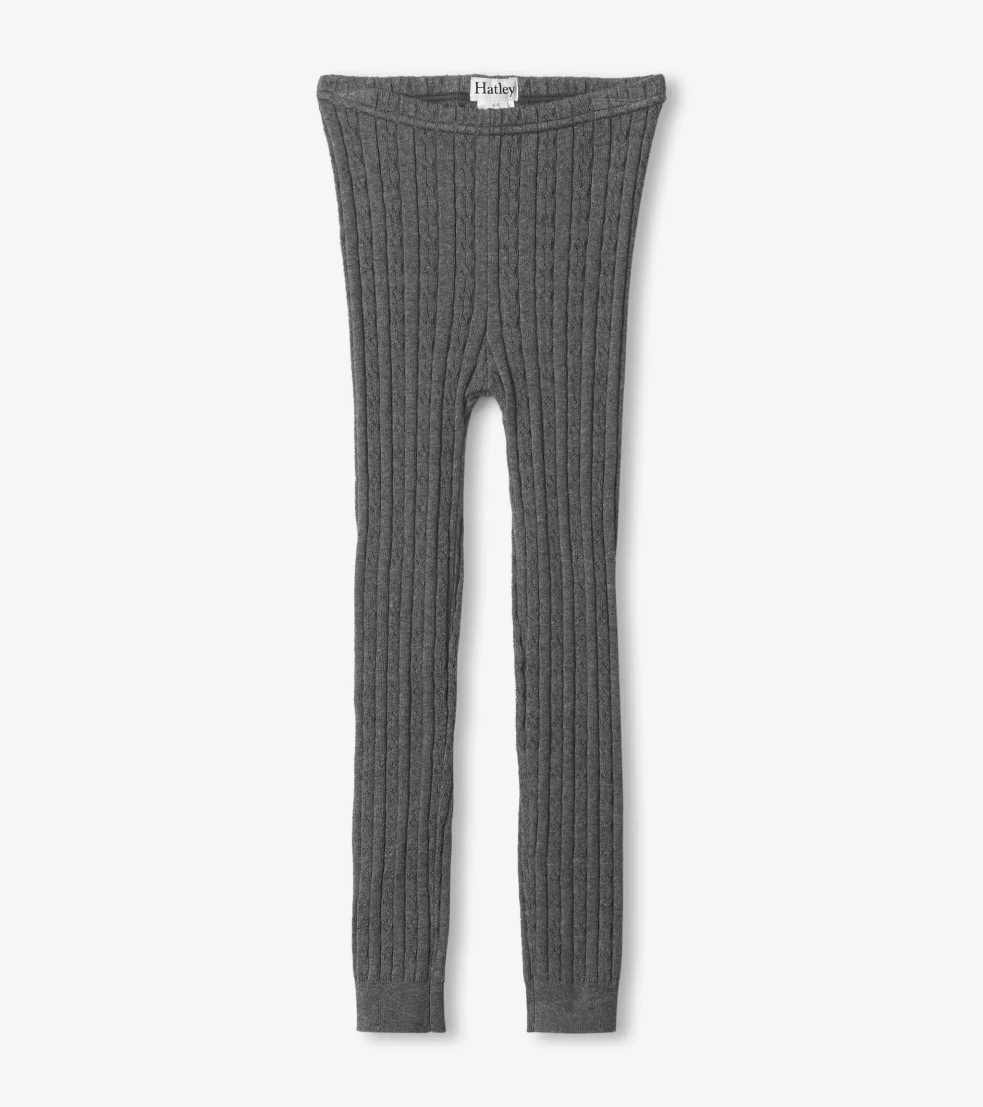 Clearance Girls Charcoal Cable Knit Tights Bottoms