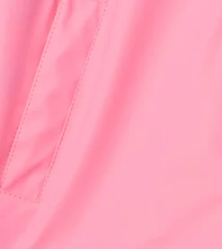 Outlet Girls Classic Pink Zip-Up Rain Jacket Rainwear|Rainwear
