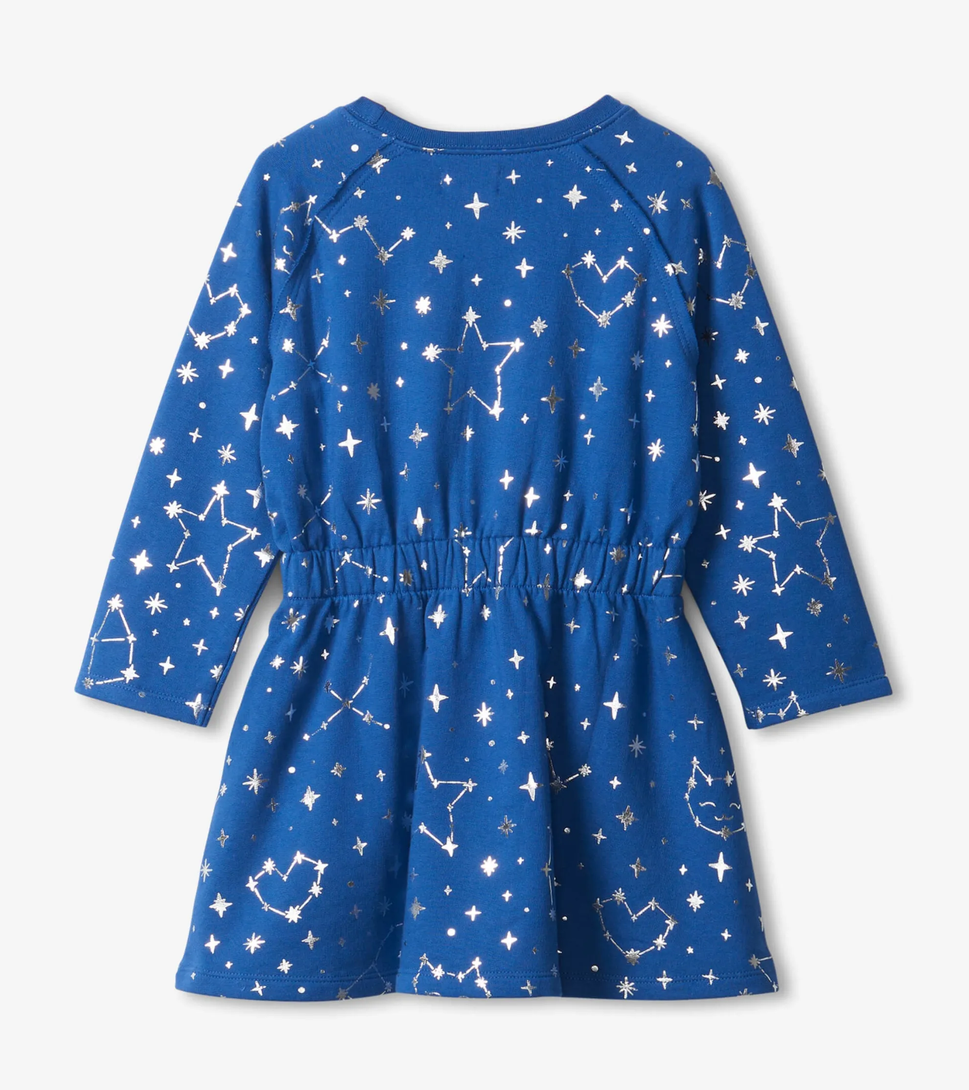 Discount Girls Constellations Waist Terry Dress Dresses