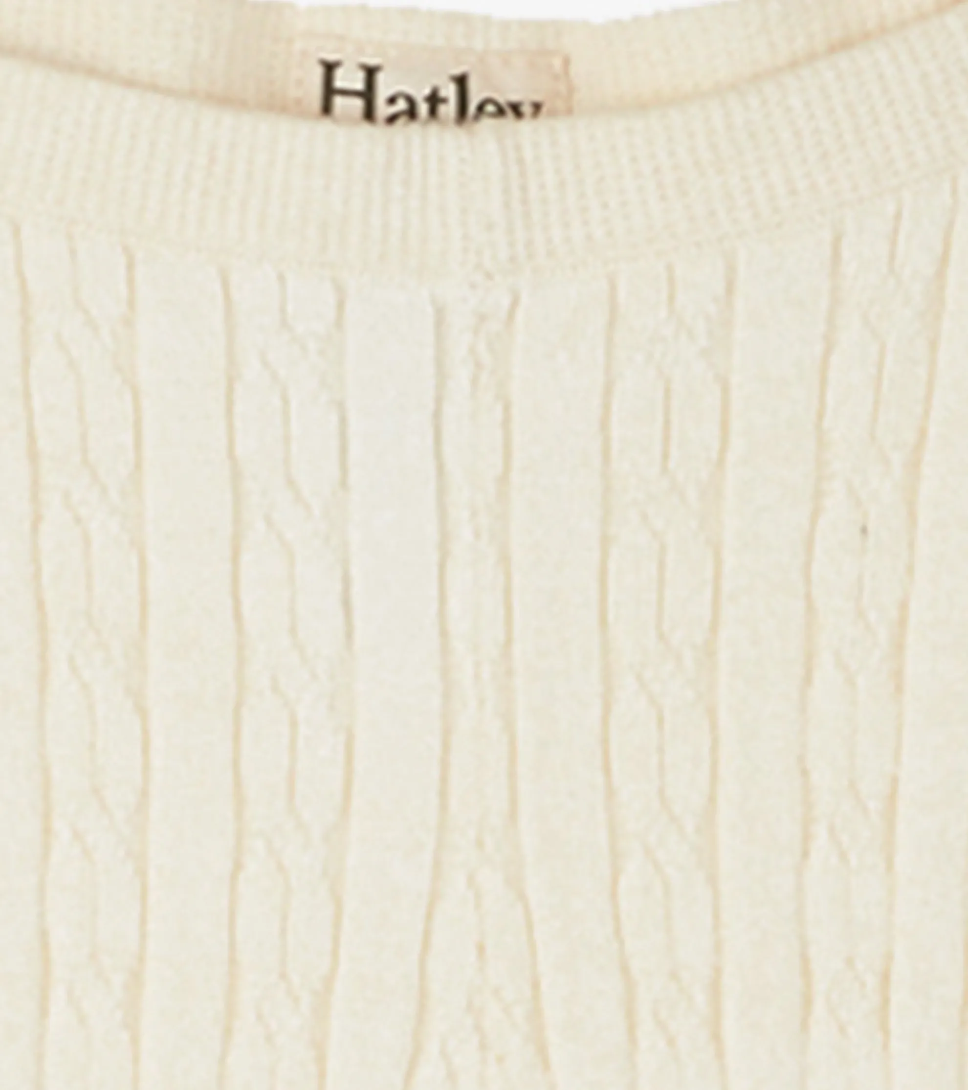 Sale Girls Cream Cable Knit Tights Bottoms