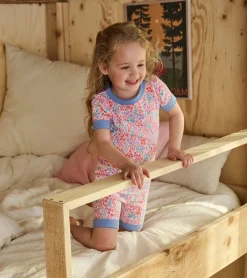Girls Ditsy Floral Short Pajama Set Sleepwear|Sleepwear