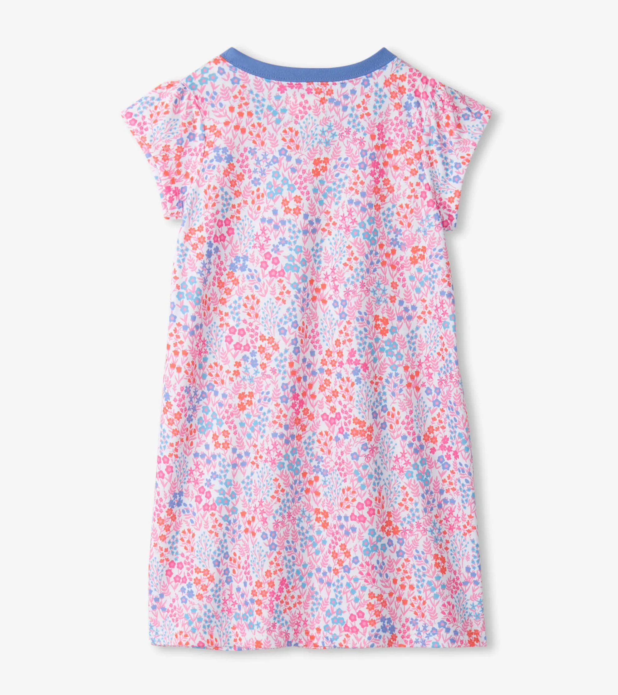 Girls Ditsy Floral Short Sleeve Nightgown Sleepwear|Sleepwear