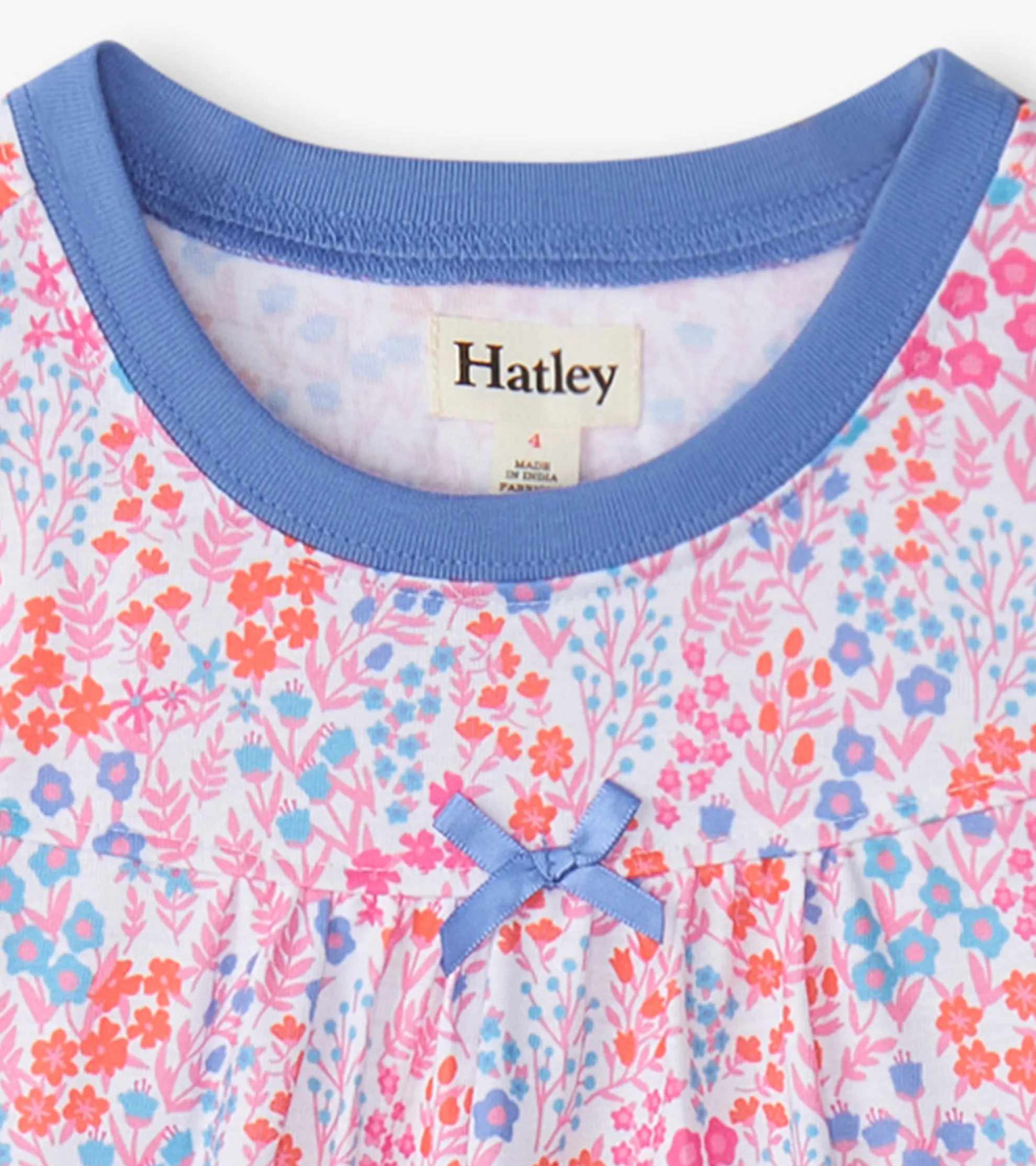 Girls Ditsy Floral Short Sleeve Nightgown Sleepwear|Sleepwear