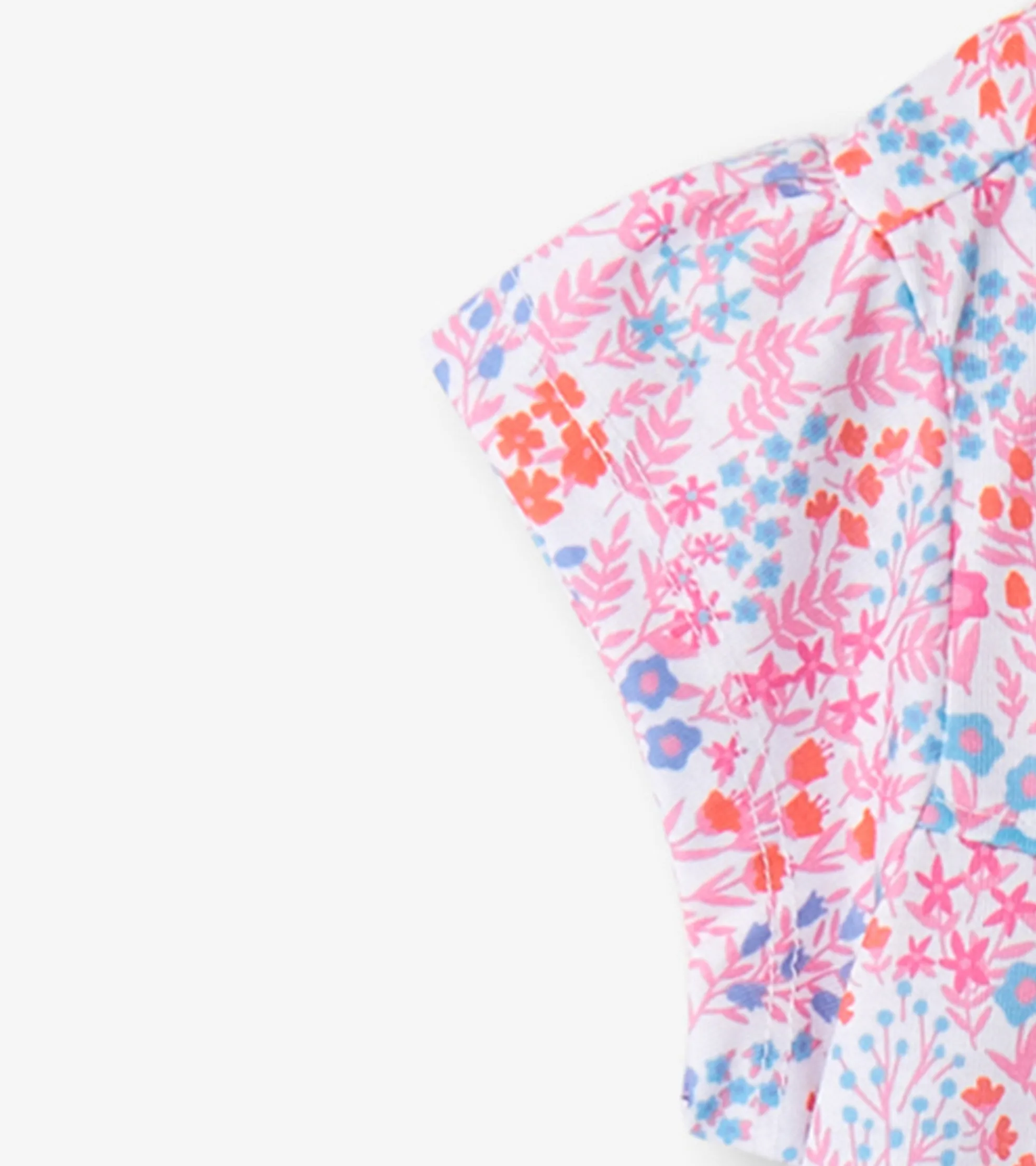 Girls Ditsy Floral Short Sleeve Nightgown Sleepwear|Sleepwear