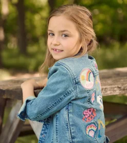 Clearance Girls Everything Fun Jean Jacket Tops