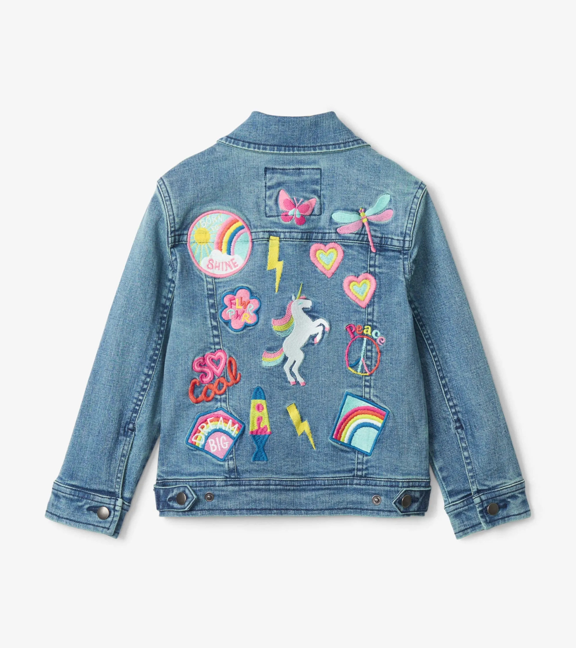 Clearance Girls Everything Fun Jean Jacket Tops