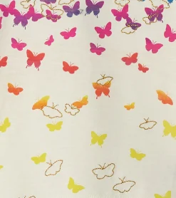 Online Girls Falling Butterflies Long Sleeve Graphic Tee Tops