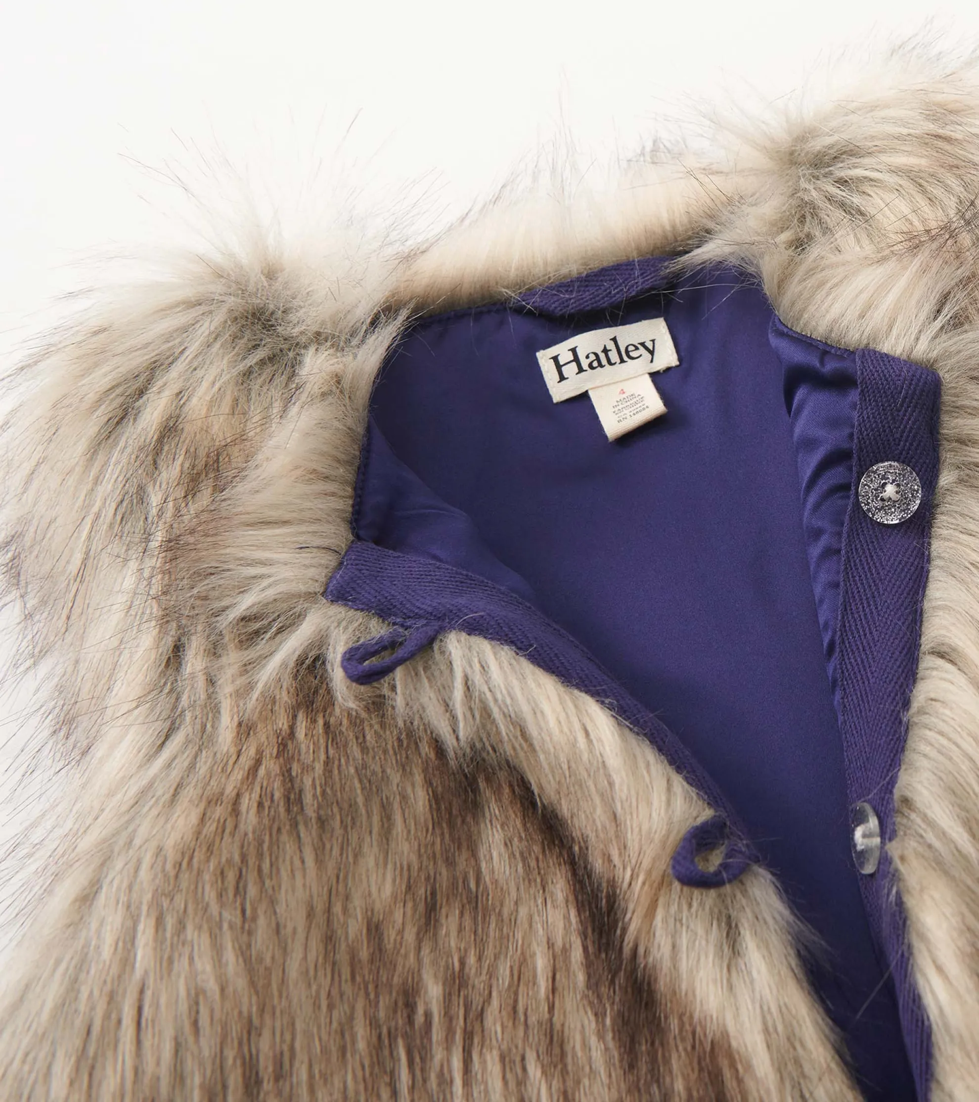 Outlet Girls Faux Fur Vest Tops