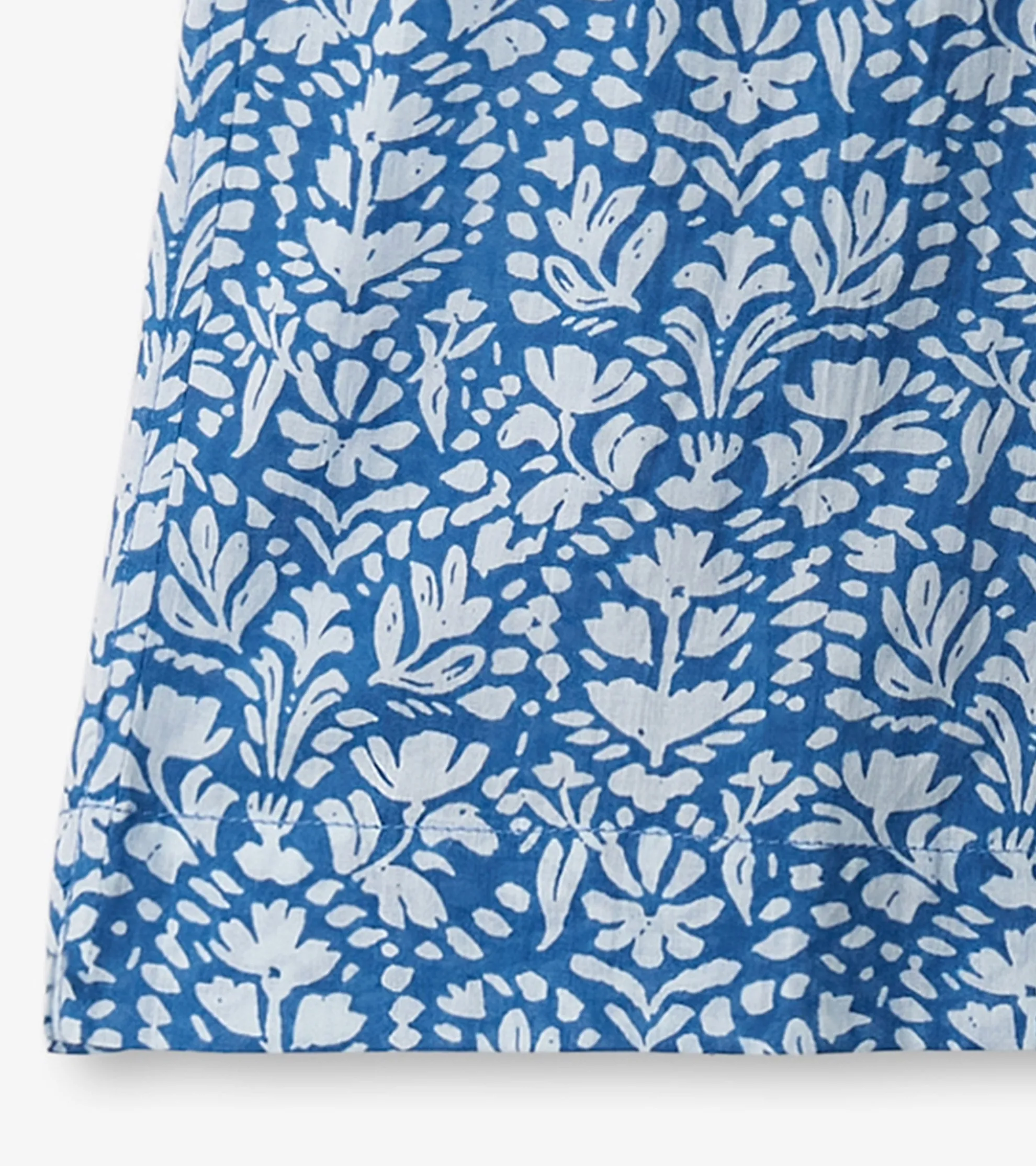 Hot Girls Floral Shibori Cropped Culottes Bottoms