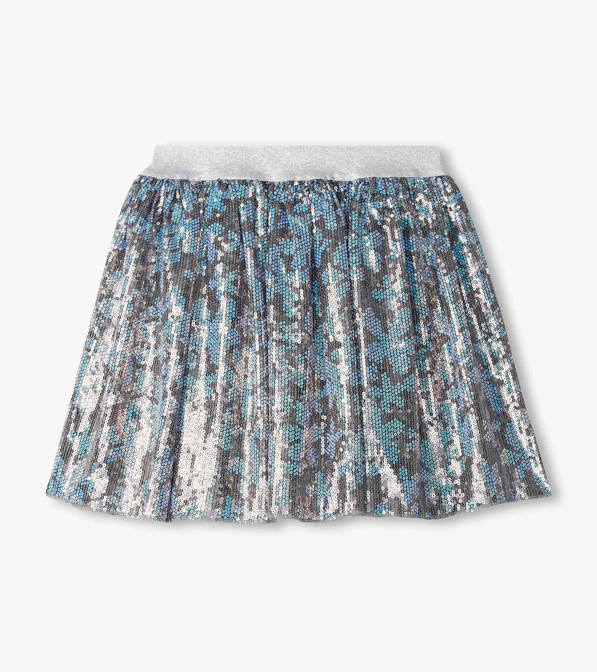 Hot Girls Flower Shimmer Sequin Tulle Skirt Bottoms