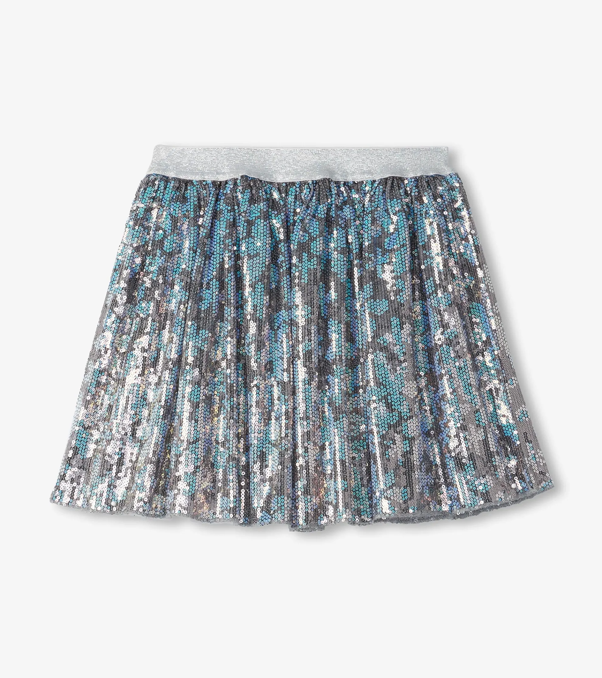 Hot Girls Flower Shimmer Sequin Tulle Skirt Bottoms