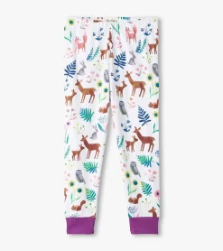 Online Girls Forest Creatures Organic Cotton Pajama Set Sleepwear|Sleepwear