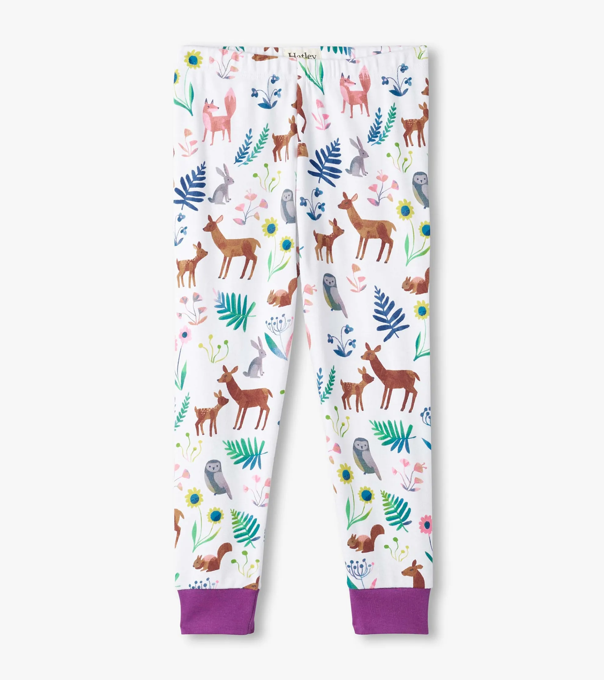 Online Girls Forest Creatures Organic Cotton Pajama Set Sleepwear|Sleepwear