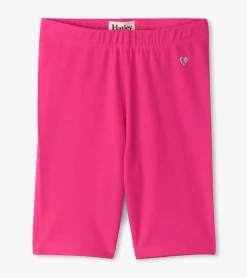 Girls Fuschia Bike Shorts Bottoms