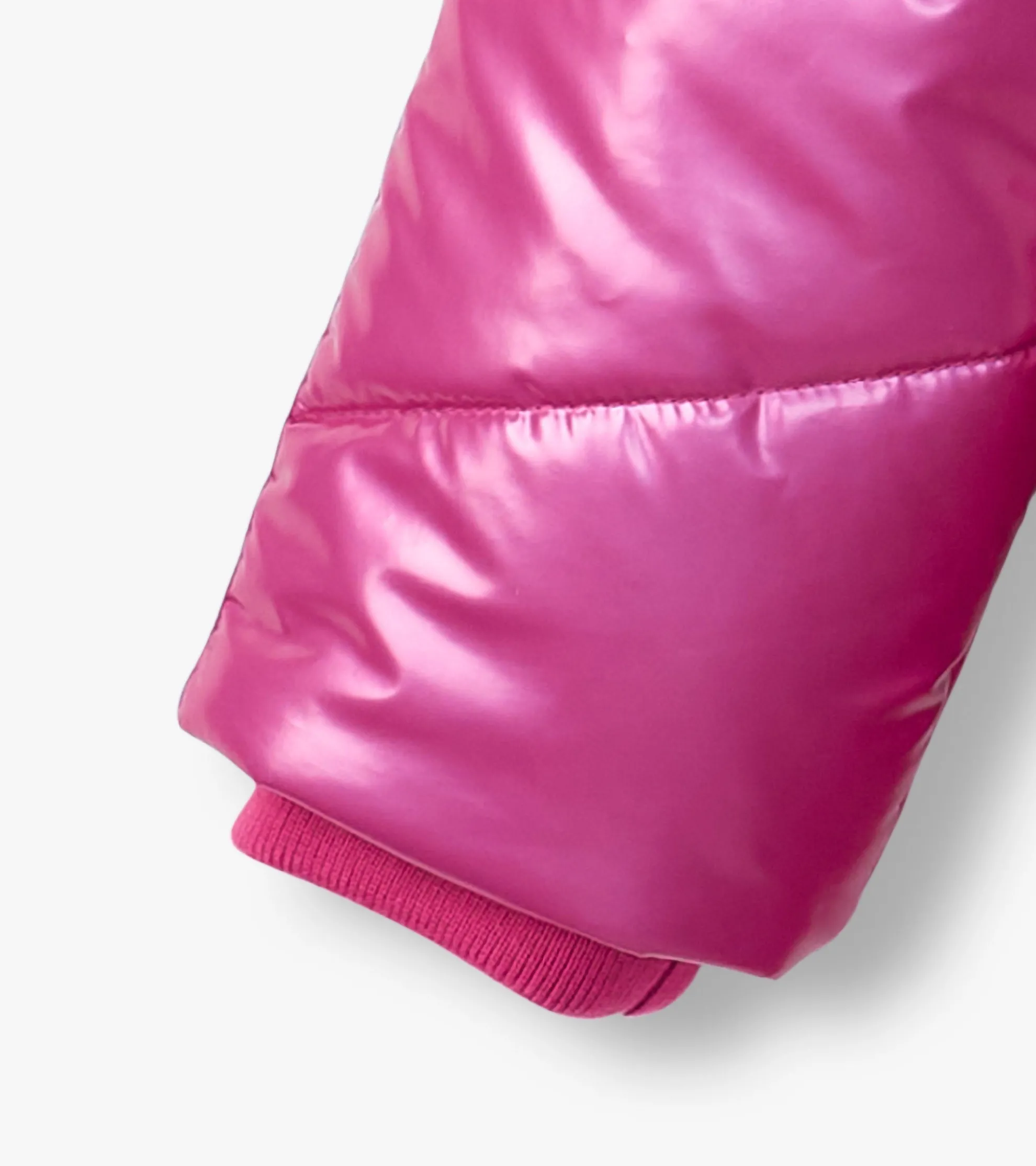Online Girls Fuschia Star Puffer Jacket Outerwear