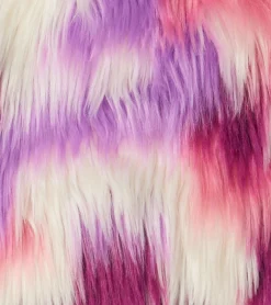 Online Girls Groovy Faux Fur Vest Tops