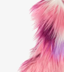 Online Girls Groovy Faux Fur Vest Tops