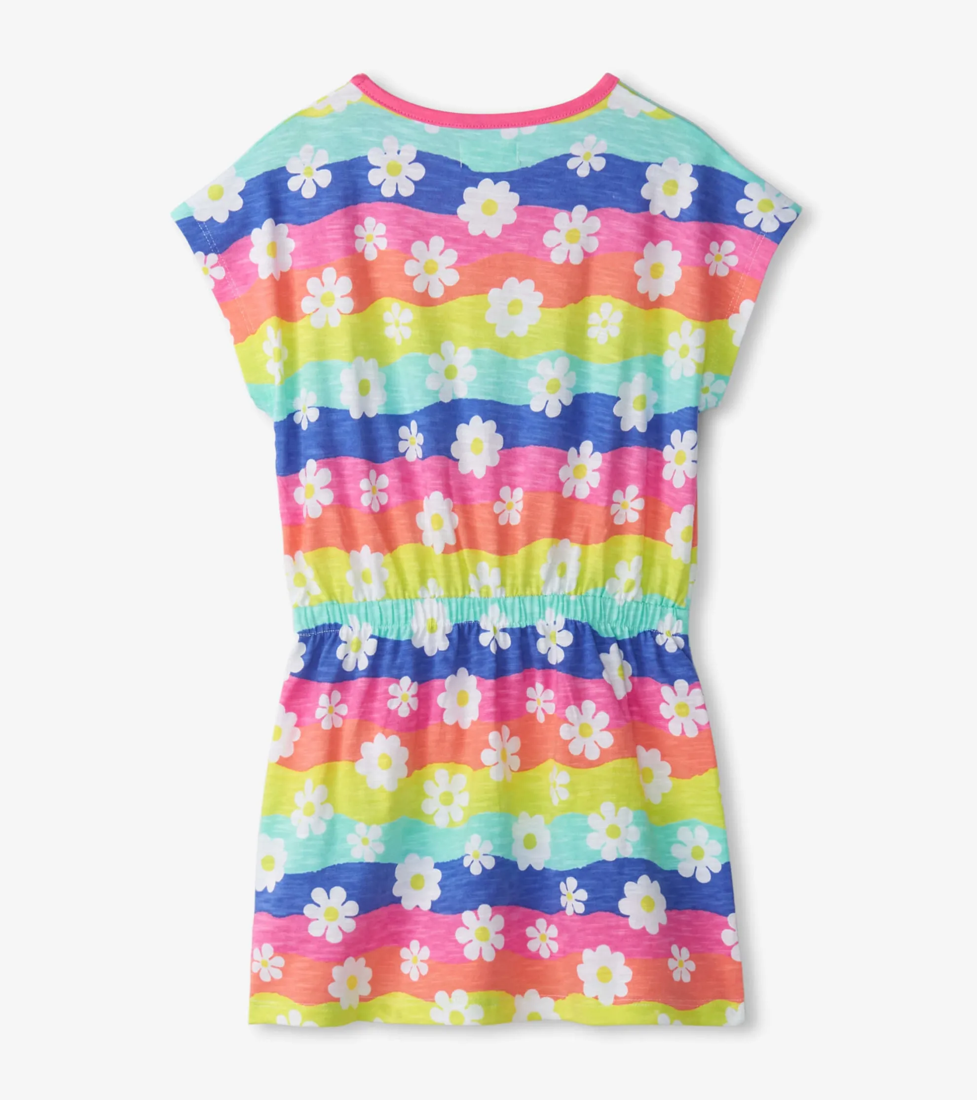 Clearance Girls Groovy Flowers Relaxed Dress Dresses