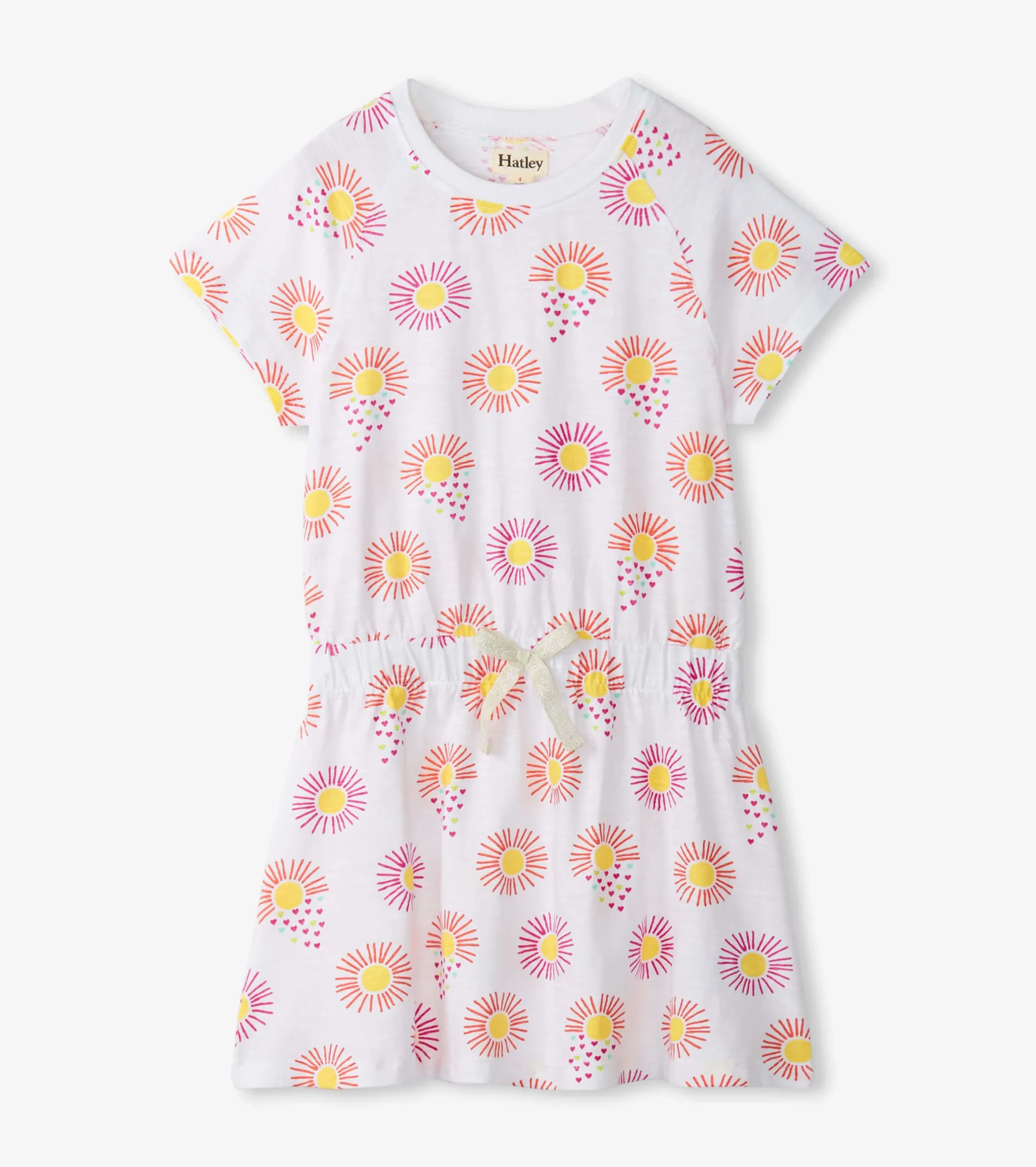 Outlet Girls Heart Suns Cinched Waist Dress Dresses