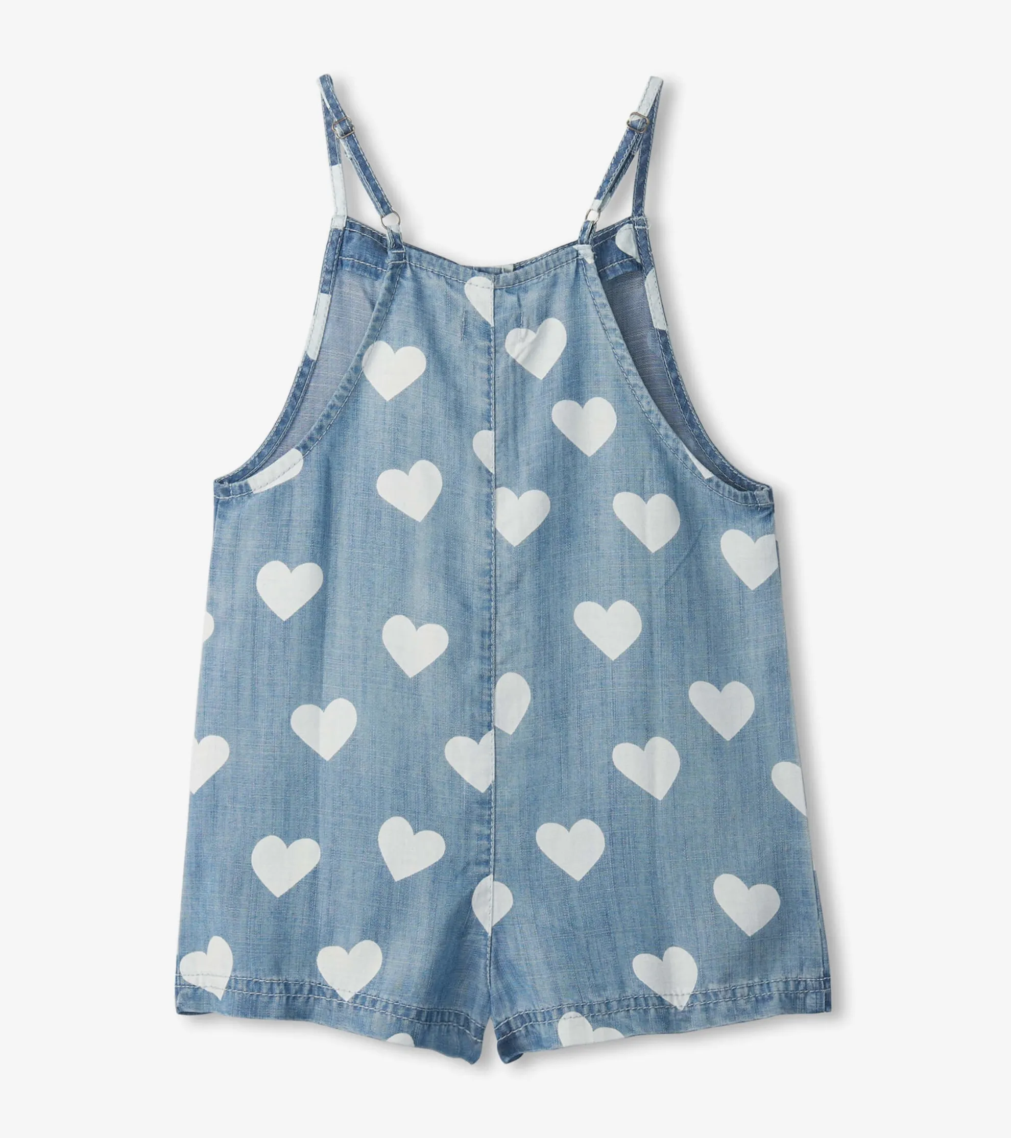 Clearance Girls Hearts Slouchy Overalls Bottoms