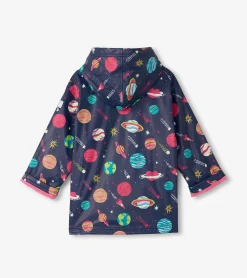 Discount Girls Interstellar Zip-Up Rain Jacket Rainwear|Rainwear