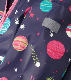 Discount Girls Interstellar Zip-Up Rain Jacket Rainwear|Rainwear