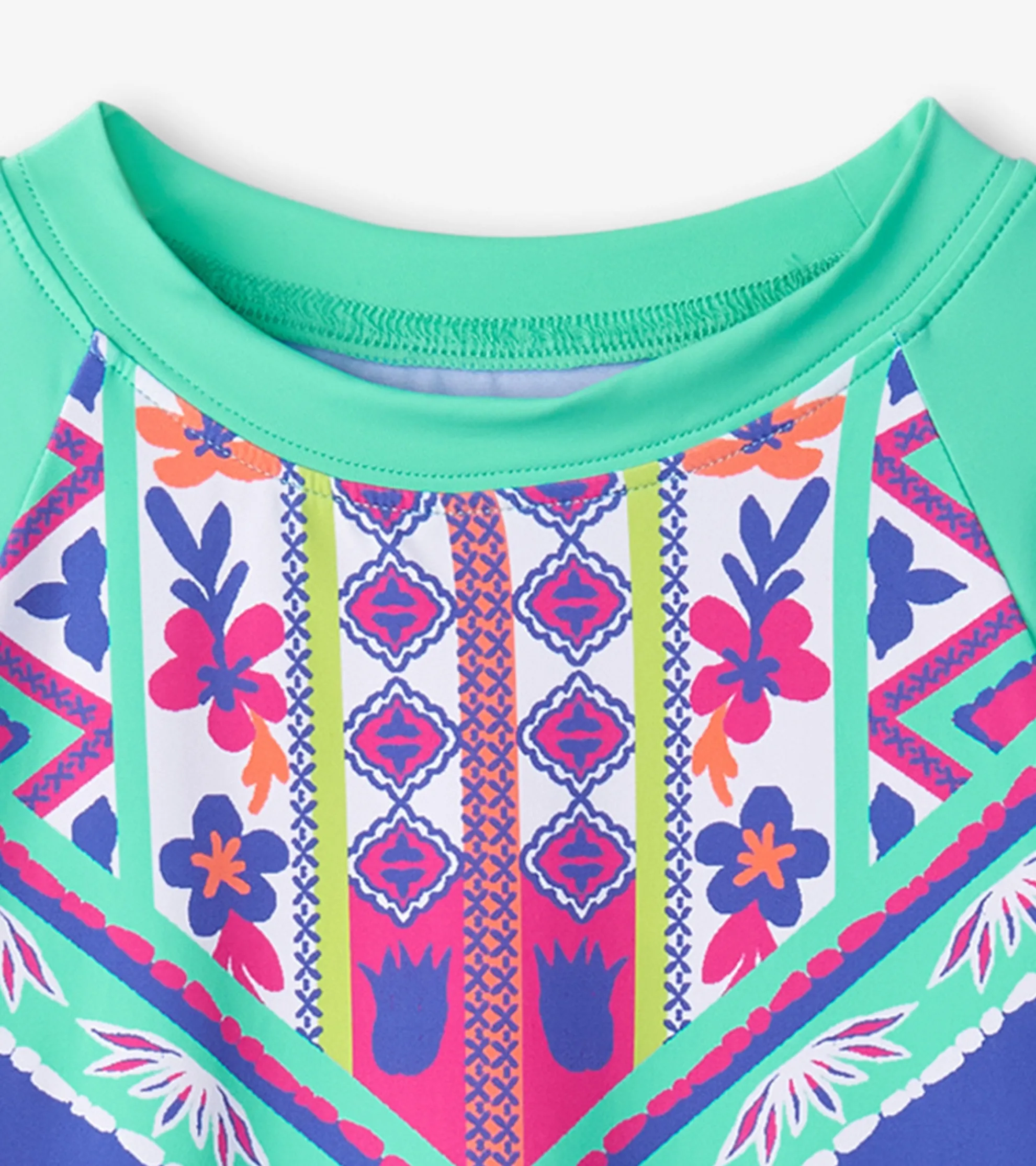 Online Girls Kaleidoscope Long Sleeve Rashguard Swimwear|Swimwear