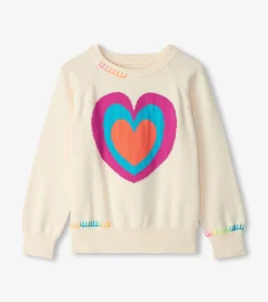 Hot Girls Layered Hearts Sweater Sweaters