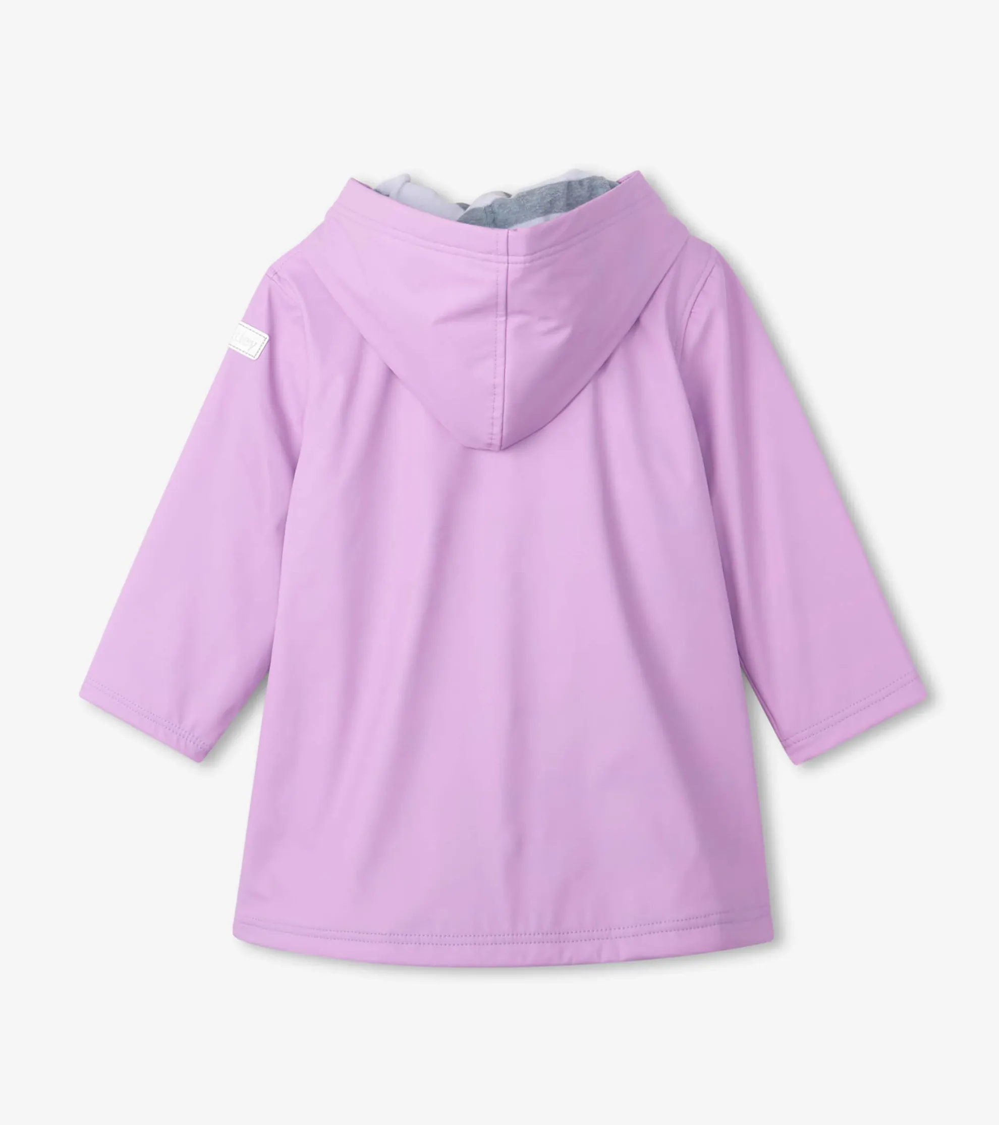 Discount Girls Lilac Button-Up Rain Jacket Rainwear|Rainwear