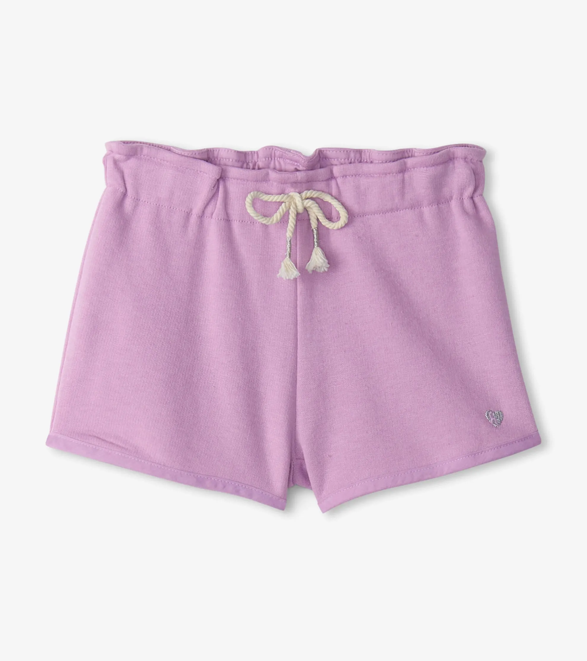 Sale Girls Lilac Paper Bag Shorts Bottoms