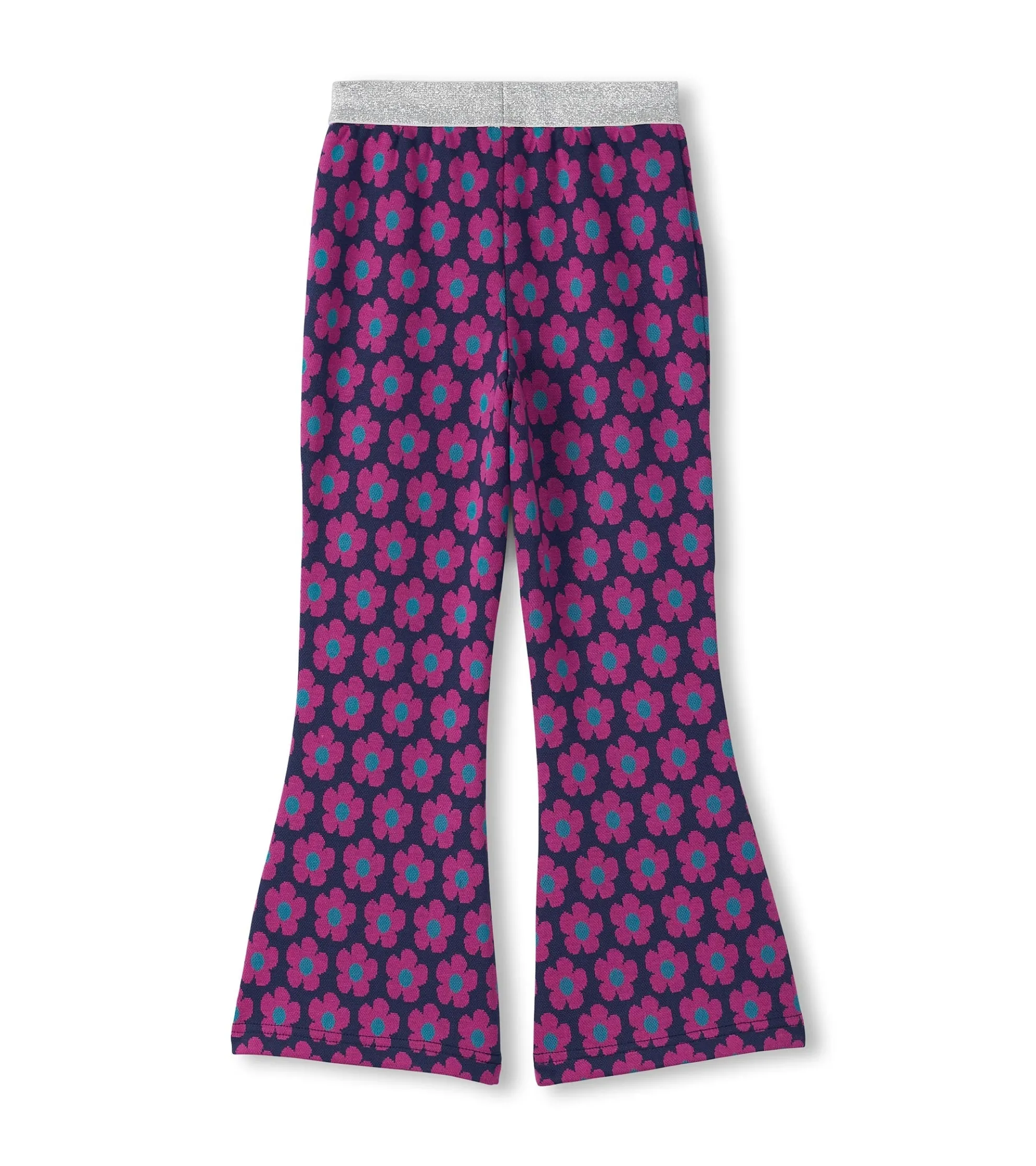 Best Girls Mini Flower Fun Waist Flare Pants Bottoms
