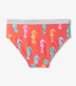 Girls Painted Sea Horse Tankini Set Swimwear|Swimwear