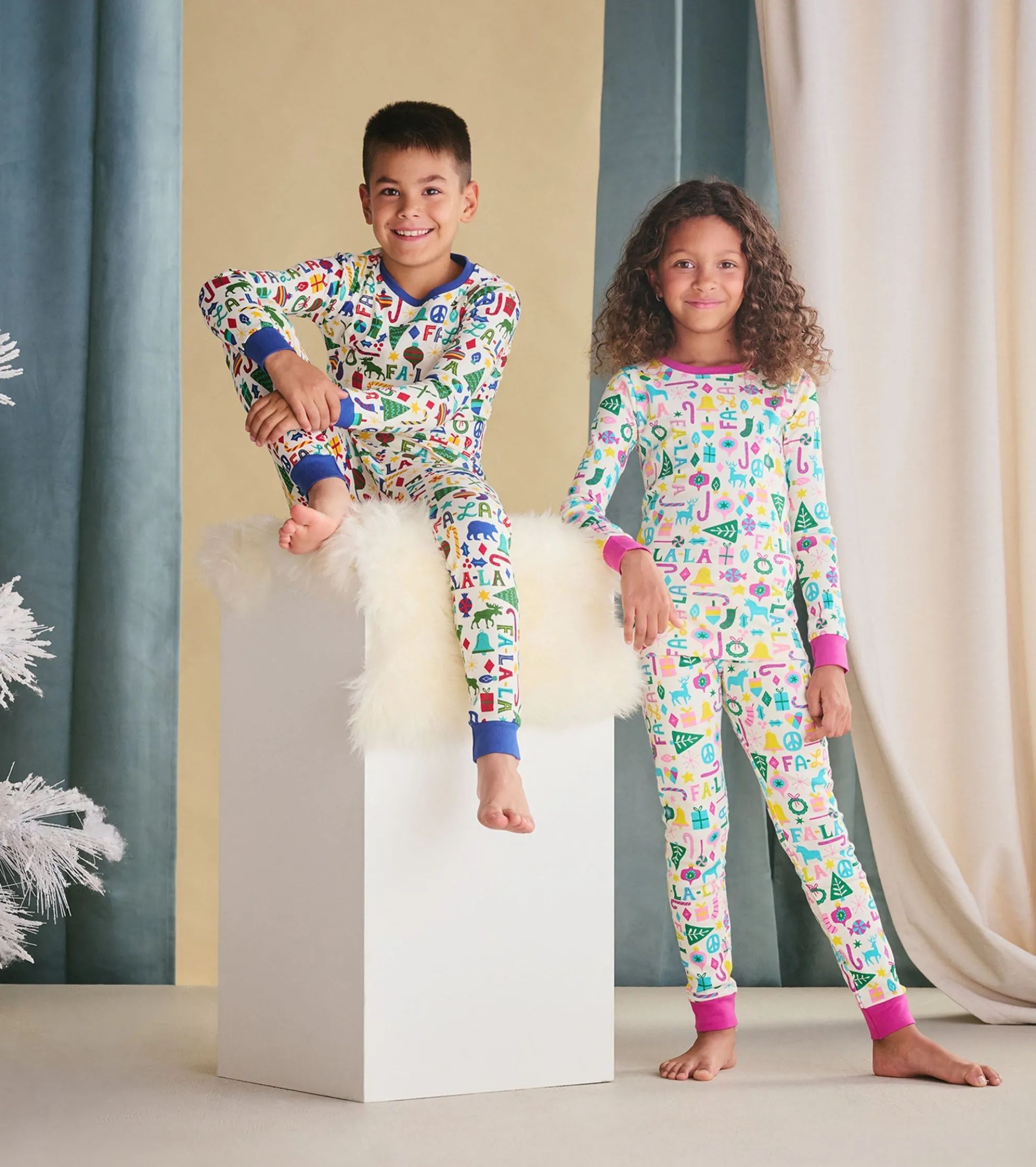 Discount Girls Pink Falala Pajama Set Sleepwear|Sleepwear