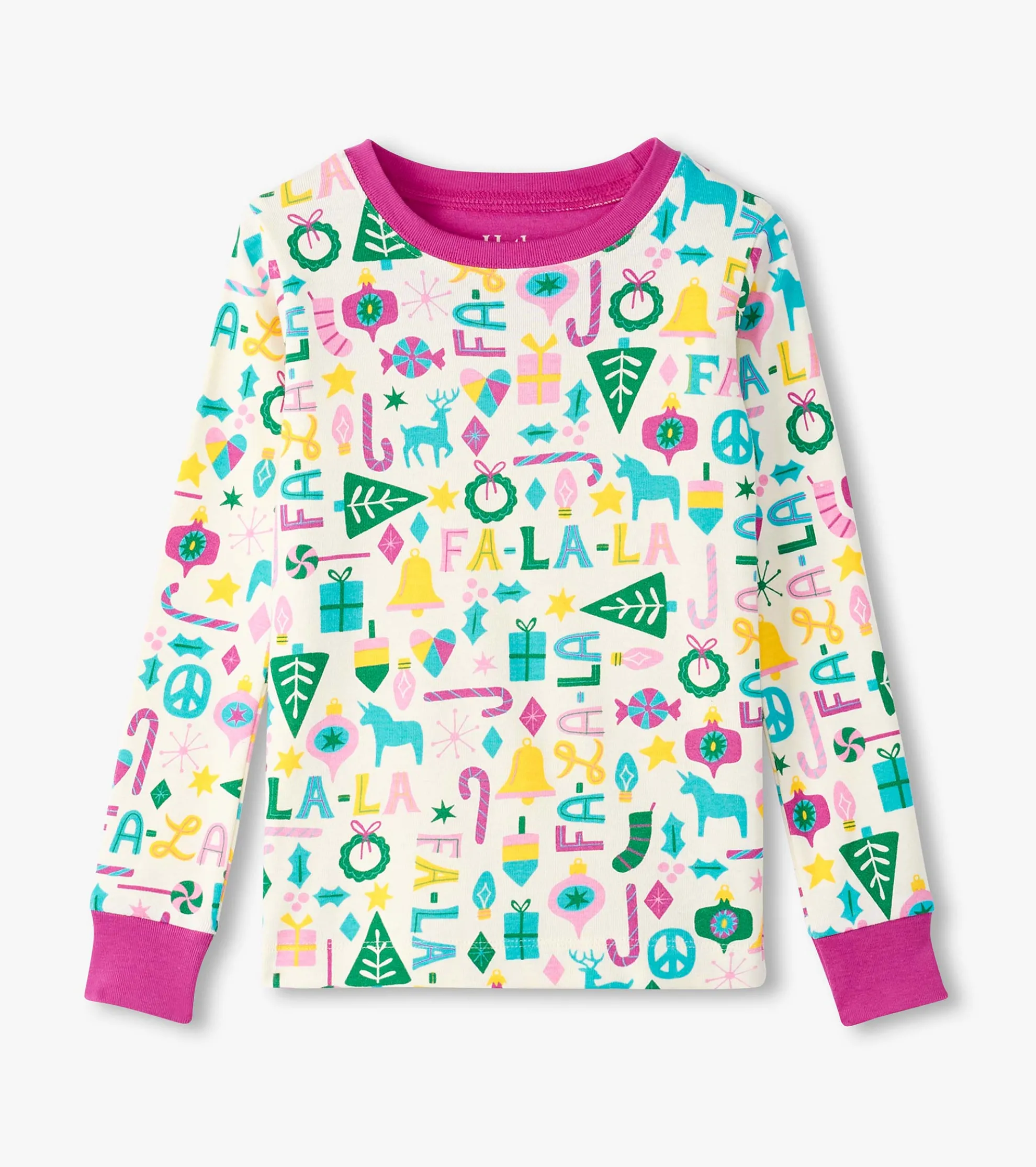 Discount Girls Pink Falala Pajama Set Sleepwear|Sleepwear