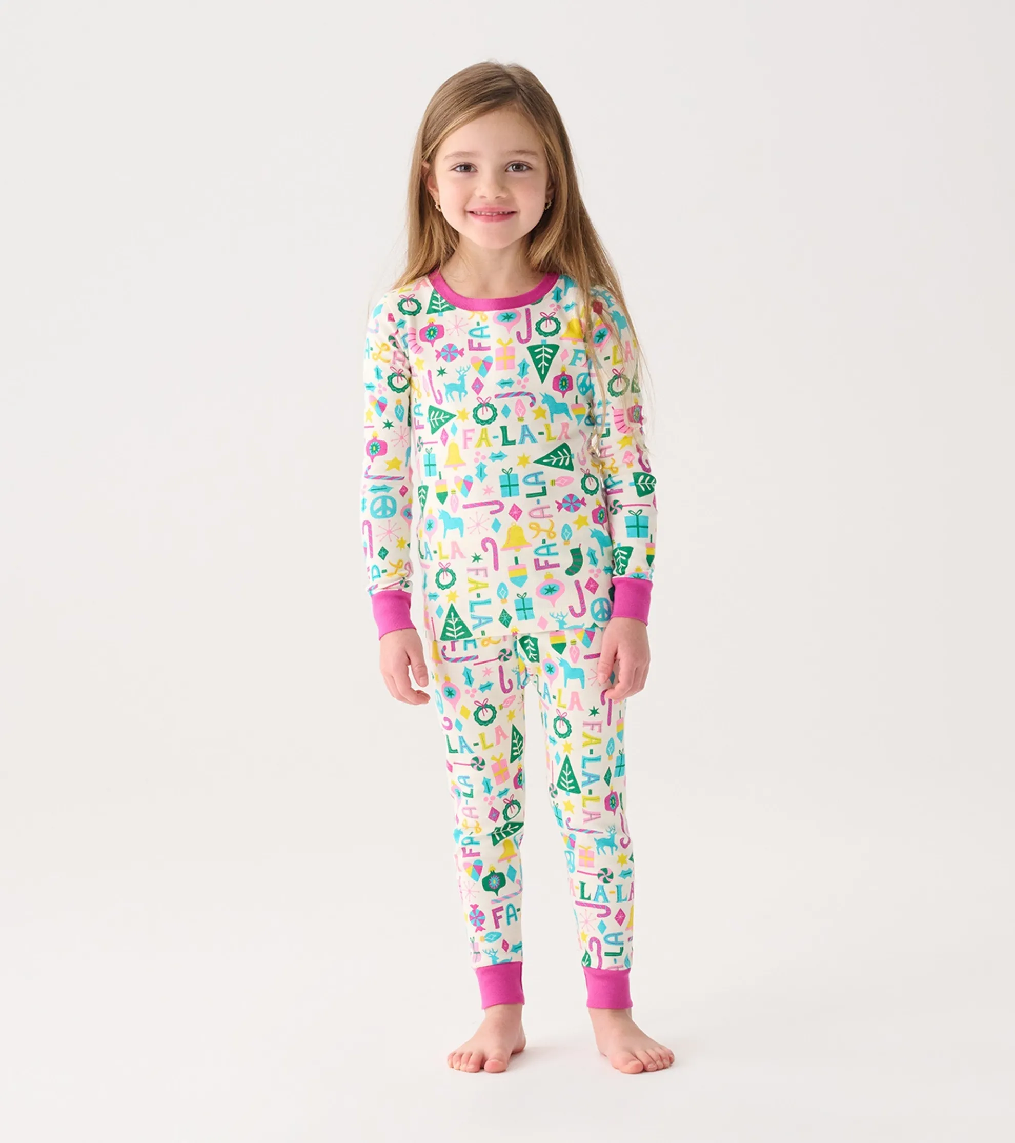 Discount Girls Pink Falala Pajama Set Sleepwear|Sleepwear