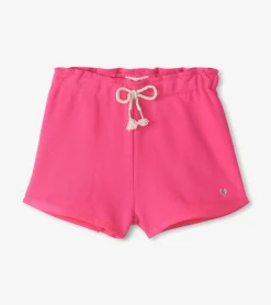 Best Girls Pink Paper Bag Shorts Bottoms