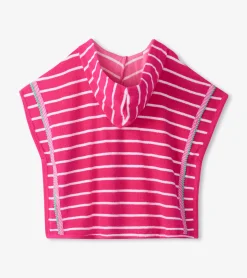 New Girls Pink Paradise Hooded Cover-Up Swimwear|Swimwear