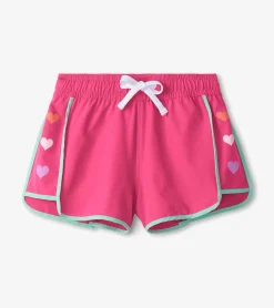 Sale Girls Pink Quick Dry Shorts Bottoms