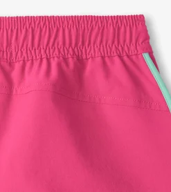 Sale Girls Pink Quick Dry Shorts Bottoms