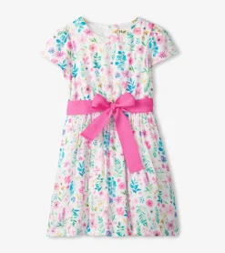 New Girls Pressed Flower Garden Dress Dresses