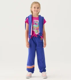 Discount Girls Rainbow Baggy Track Pants Bottoms