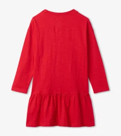 Sale Girls Red Holiday Bow Party Dress Dresses