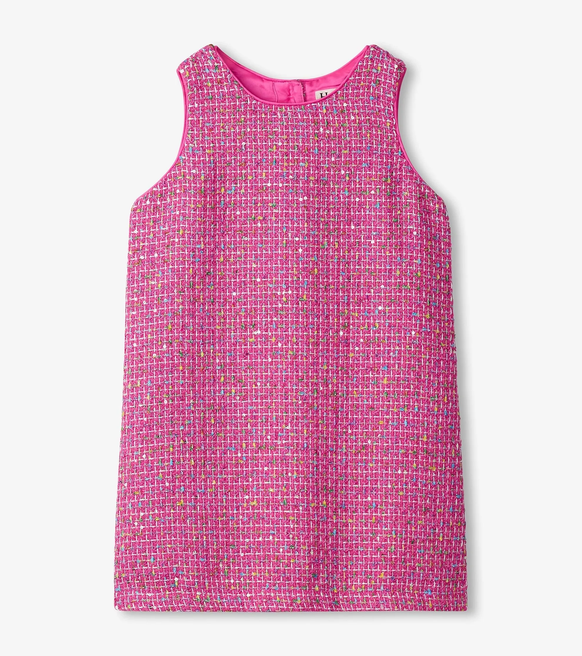 Hot Girls Rose Violet Tweed Dress Dresses