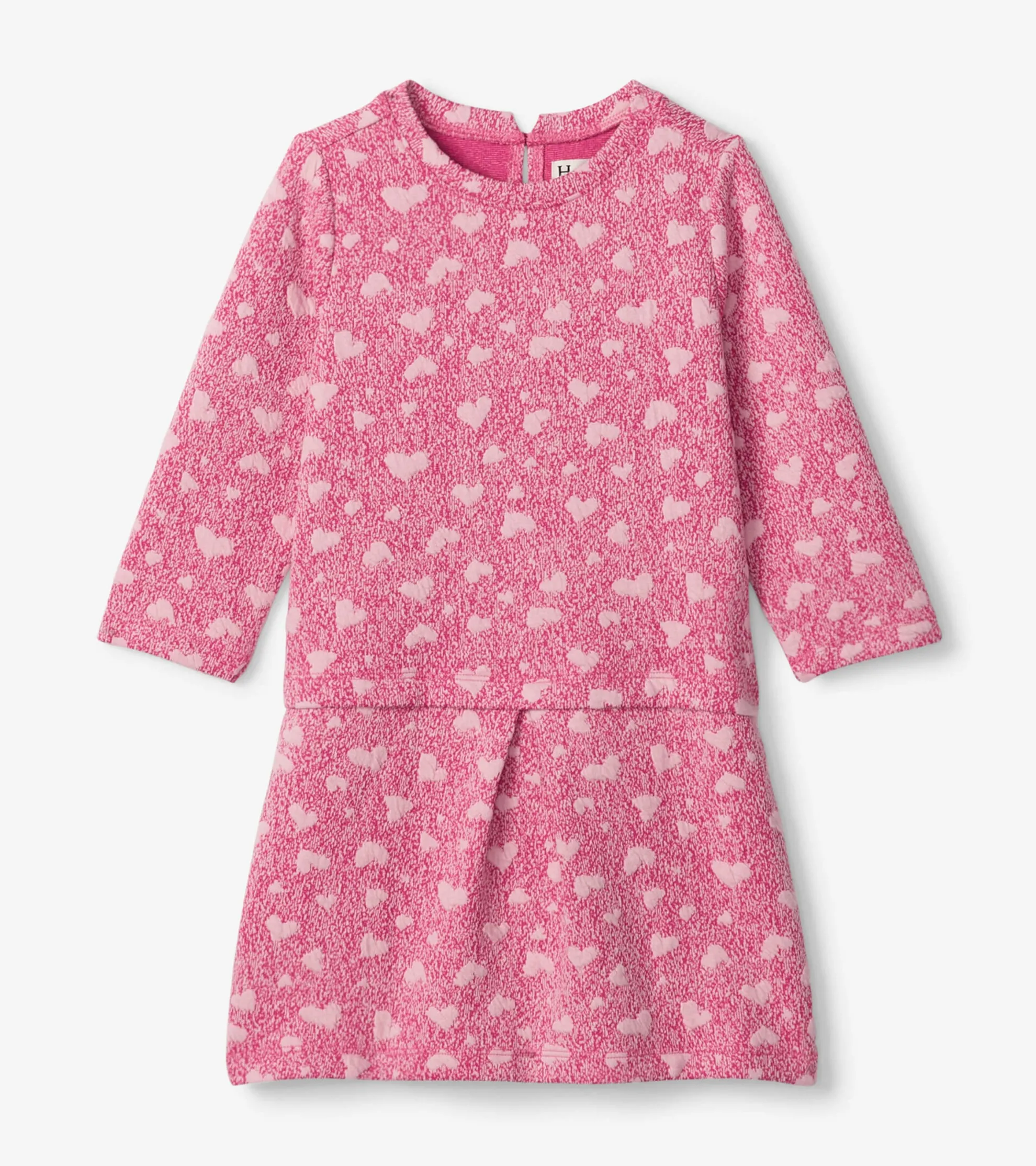 Outlet Girls Scattered Hearts Shift Dress Dresses