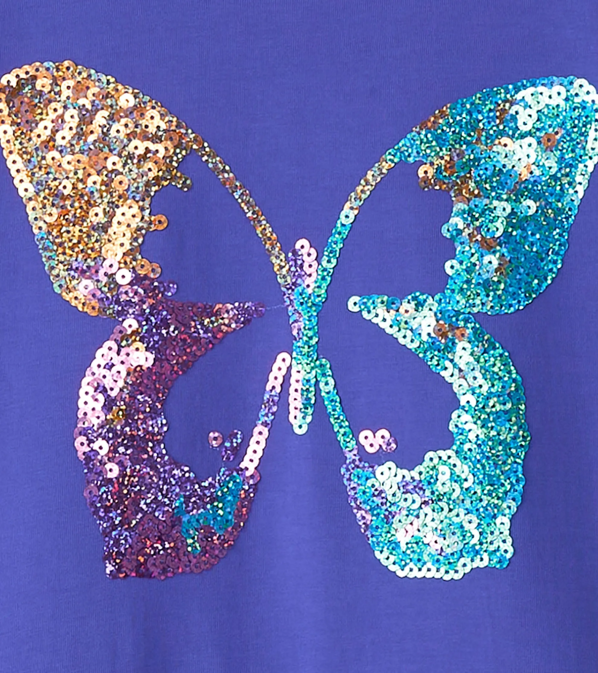Clearance Girls Sequin Butterfly Skirt Dress Dresses