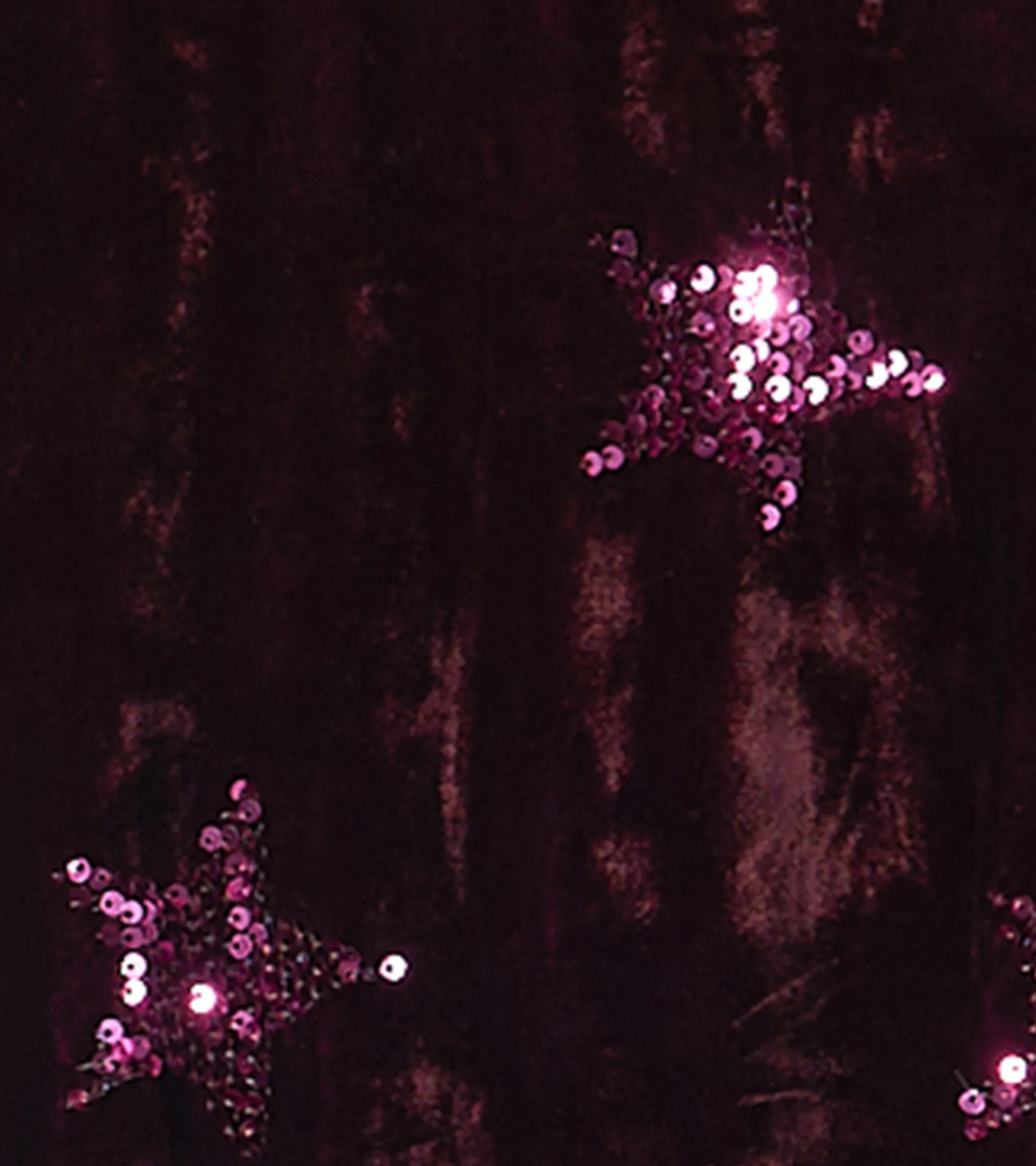 Clearance Girls Sequin Stars Velvet Dress Dresses