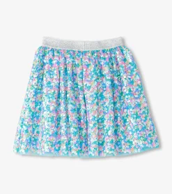 Hot Girls Sequins Tulle Skirt Bottoms